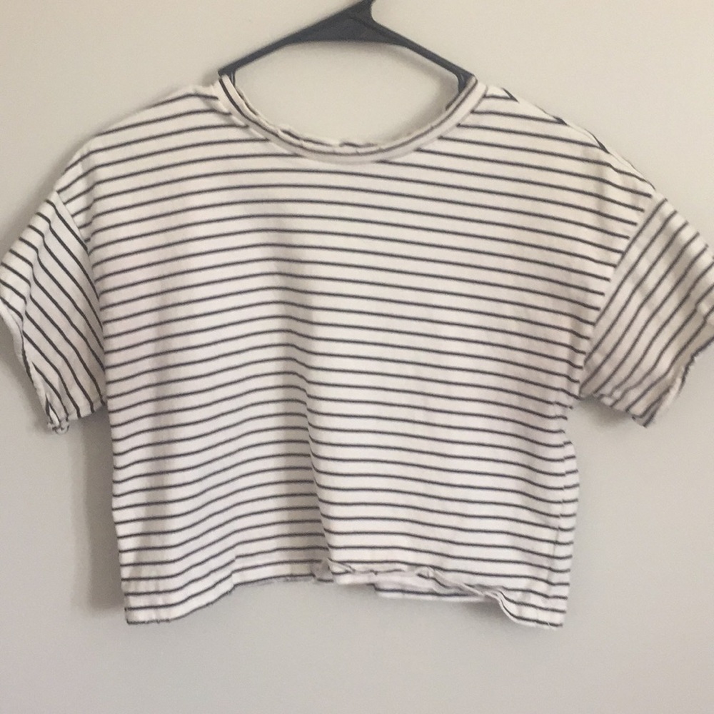 Cute striped crop top